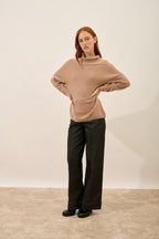 Jersey de Cuello Vuelto - Blantyre - Camello Jaspeado