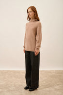 Pull Col Roulé - Blantyre - Camel Chiné