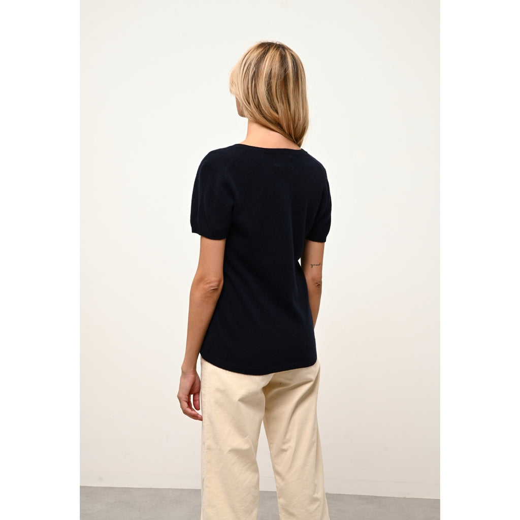 Camiseta Cuello de Pico - Glamis - Navy