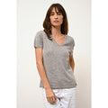 V-Neck T-Shirt - Glamis - Cloudy Marl