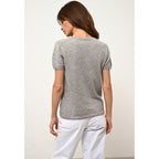 V-Neck T-Shirt - Glamis - Cloudy Marl