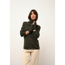 Cashmere Just - Manoplas de 6 capas Bale Khaki, 100% Cachemira, 6 capas, Trenzado - Mixto