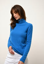 Pull Col Roulé - Ava - Azur