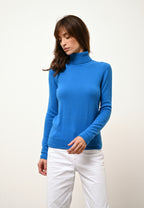 Pull Col Roulé - Ava - Azur