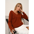 Jersey de Cuello de Pico - Phoebe - Ardilla