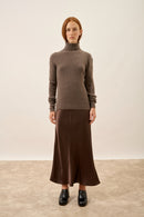 Pull Col Roulé - Lanais - Taupe Chiné