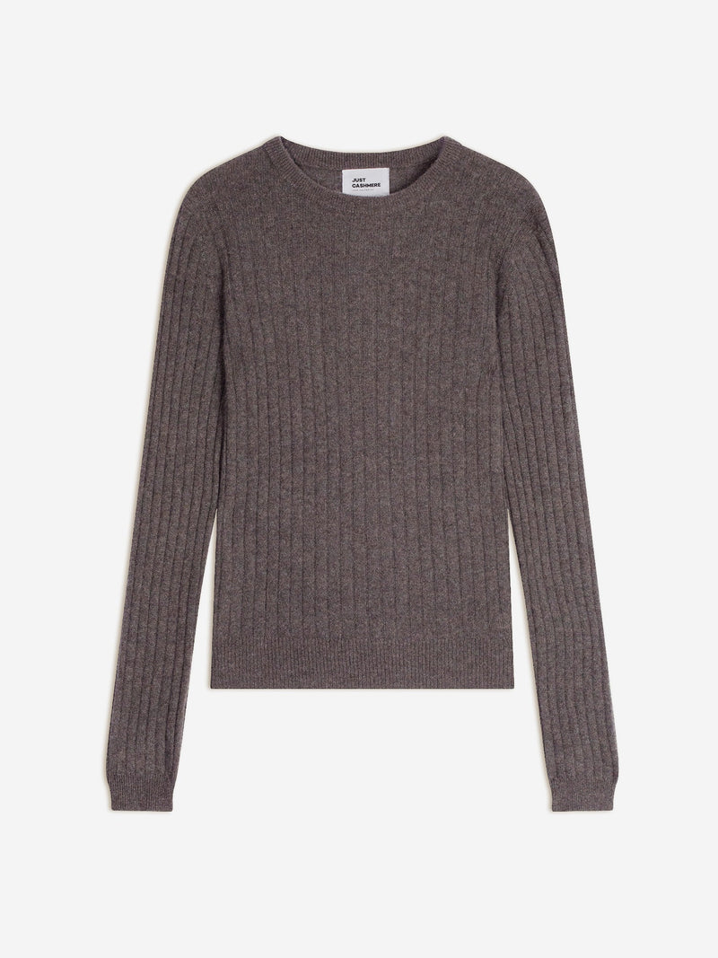 Jersey Cuello Redondo - Avana - Topo Jaspeado