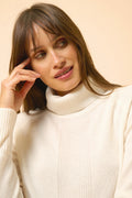 Roll-Neck Jumper - Lilly - Ivory