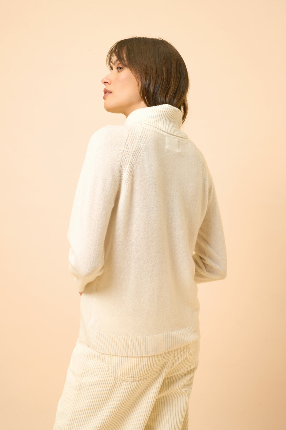 Roll-Neck Jumper - Lilly - Ivory