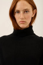Pull Col Roulé - Lilly - Noir
