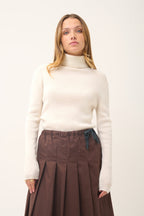 Jersey Cuello Vuelto - Lanais - Nieve