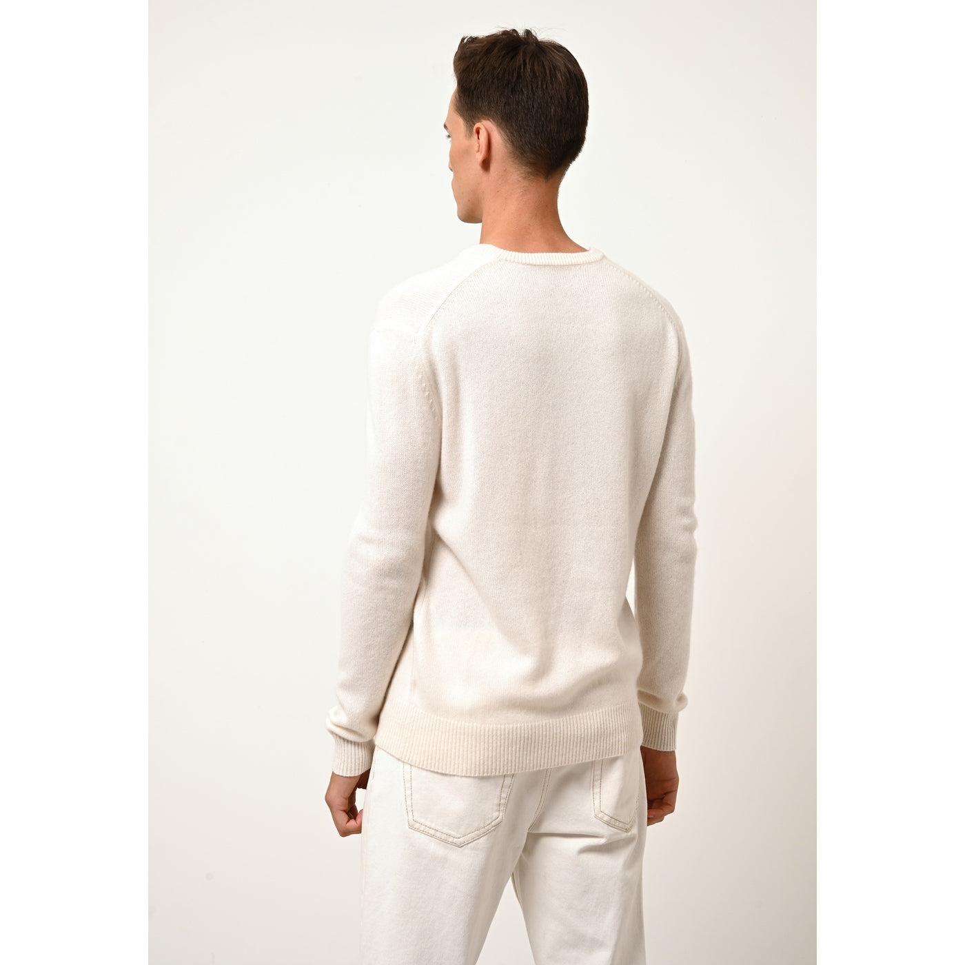 Jersey de Cuello de Pico 4 Hilos - Nathan - Nieve