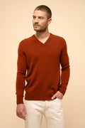 Jersey Cuello de Pico 4 Cabos - Nathan - Écureuil