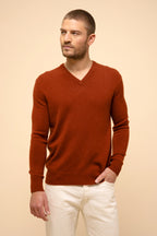 Jersey Cuello de Pico 4 Cabos - Nathan - Écureuil