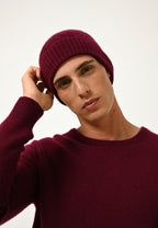 Pull Col Rond 4 Fils - Gabin - Bordeaux
