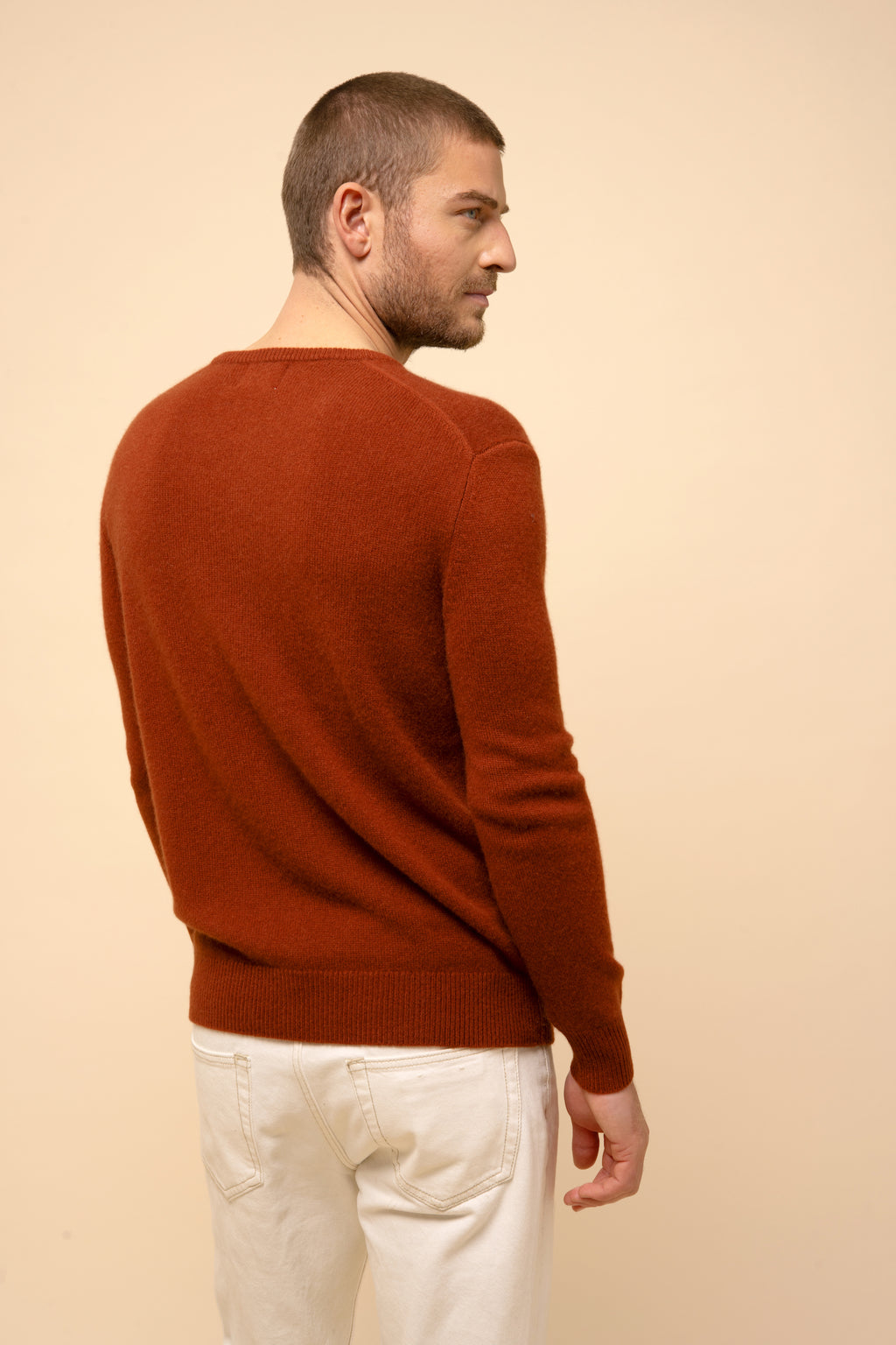 Pull Col Rond 4 Fils - Gabin - Écureuil