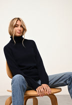 Jersey Cuello Vuelto 4 Hilos - June - Navy