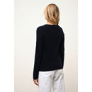 Pull Col Rond 4 Fils Joyce - 100% Cachemire 4 Fils - Navy - Femme