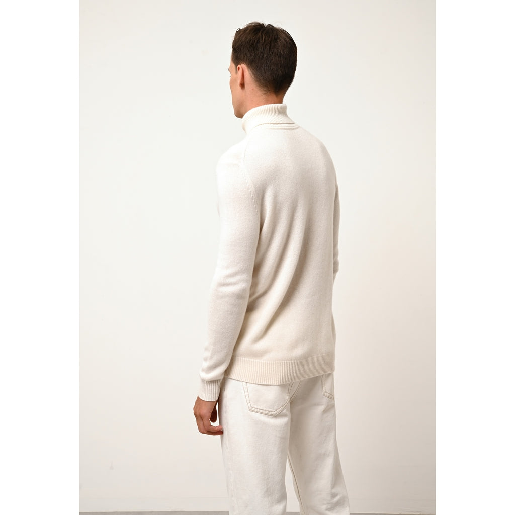 Jersey Cuello Vuelto 4 Cabos - Sacha - Nieve