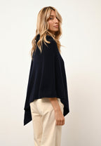 Poncho 4 Hilos - Ashley - Navy