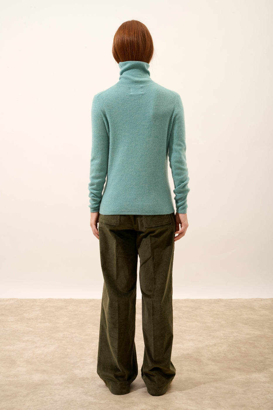 Jersey de Cuello Vuelto - Ava - Verde Jaspeado