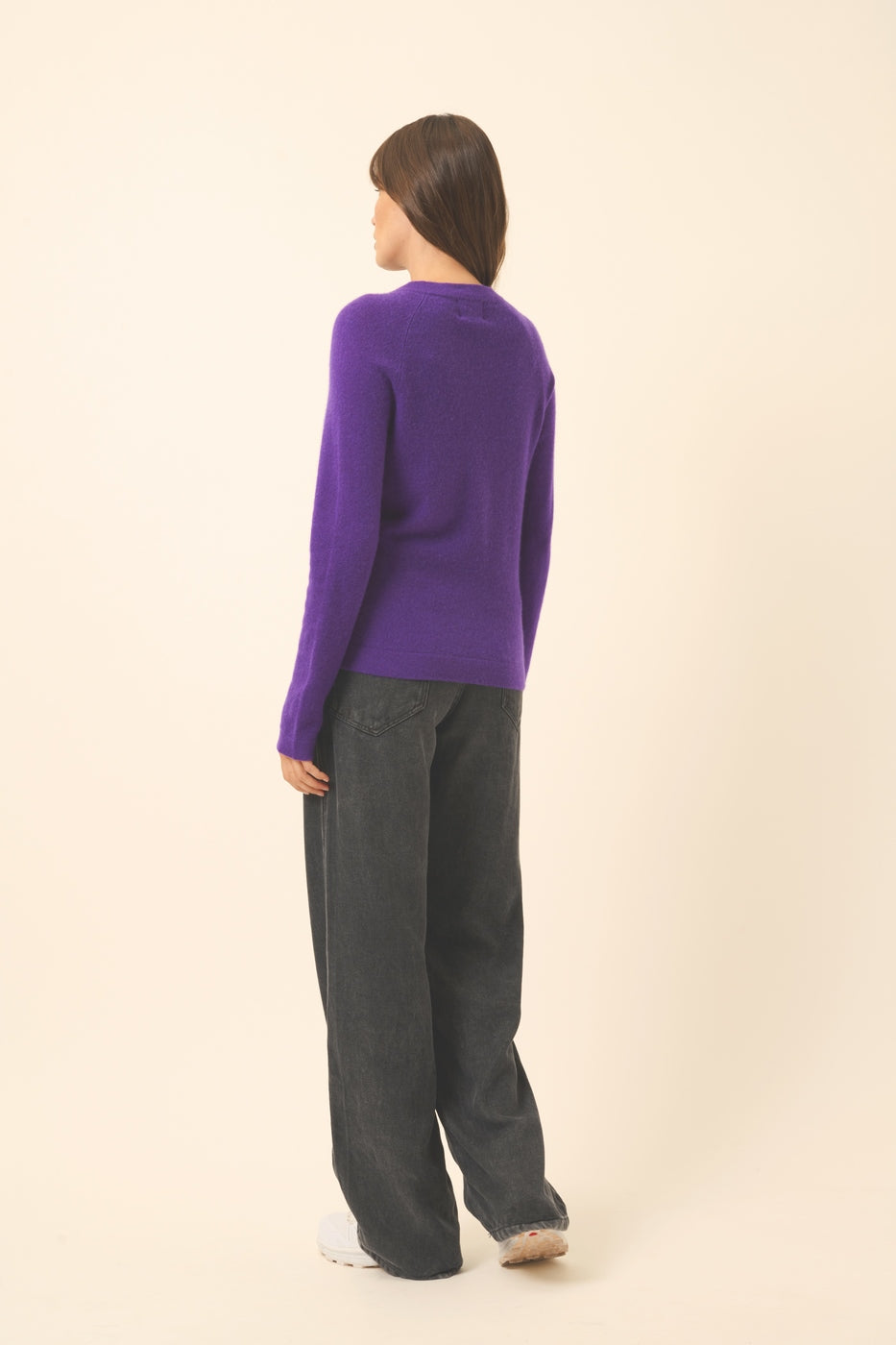 Crew Neck Sweater - Jane - Violet