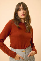 Crew-Neck Jumper - Jane - Squirrel