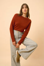 Crew-Neck Jumper - Jane - Squirrel