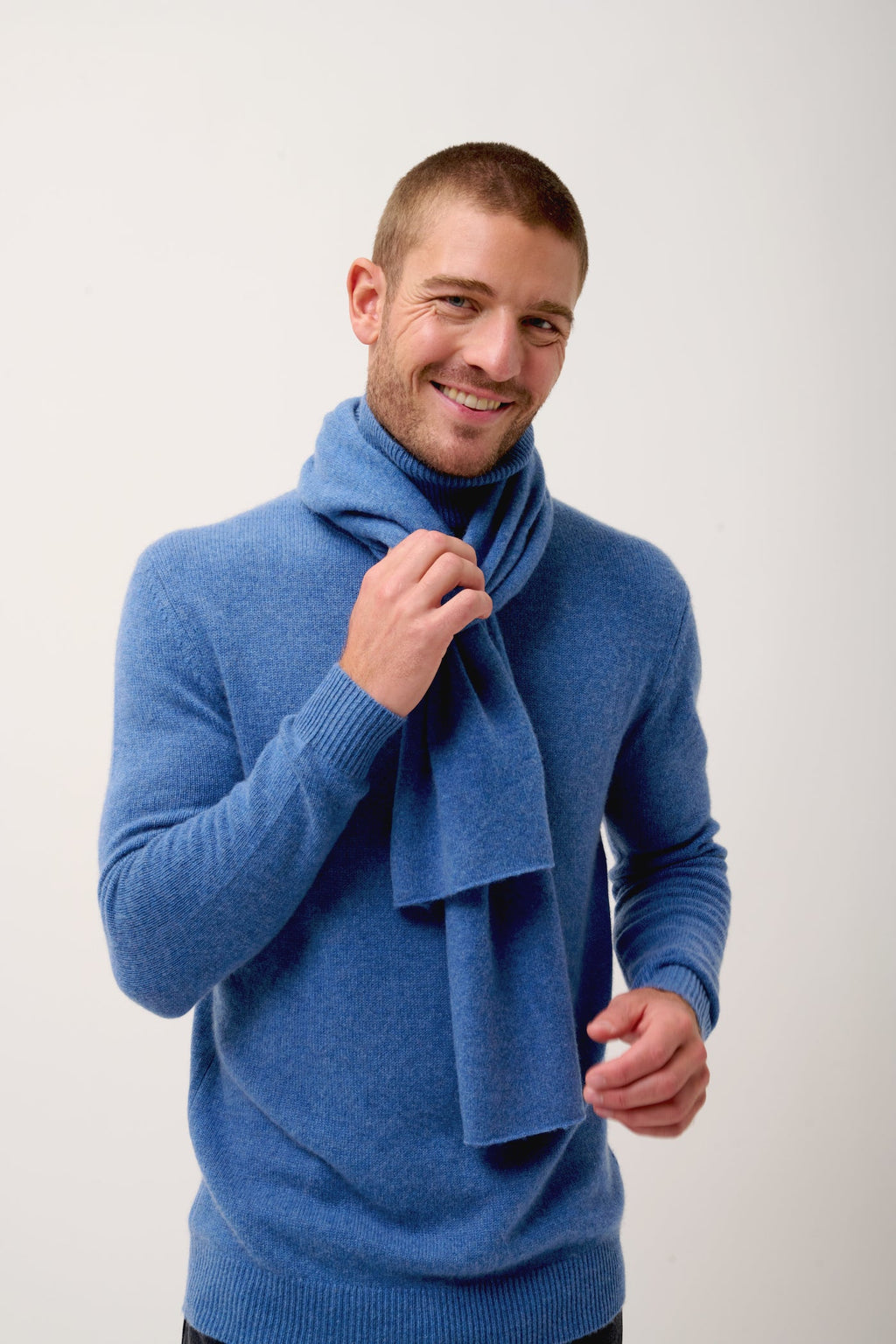 Scarf - Spencer - Denim Blue