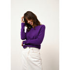 Pull Chauve Souris - Rebecca - Violette