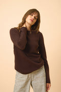 Pull Col Bateau - Grace - Choco