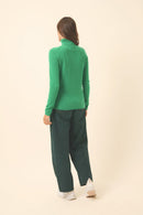 Pull Col Roulé - Ava - Menthe