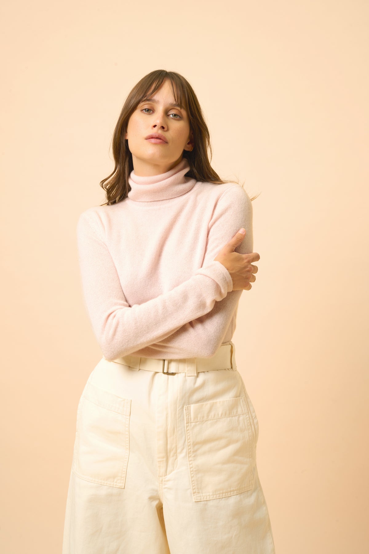 Jersey Cuello Vuelto - Ava - Poudre