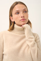 Jersey de cuello alto - Lexie - Avena