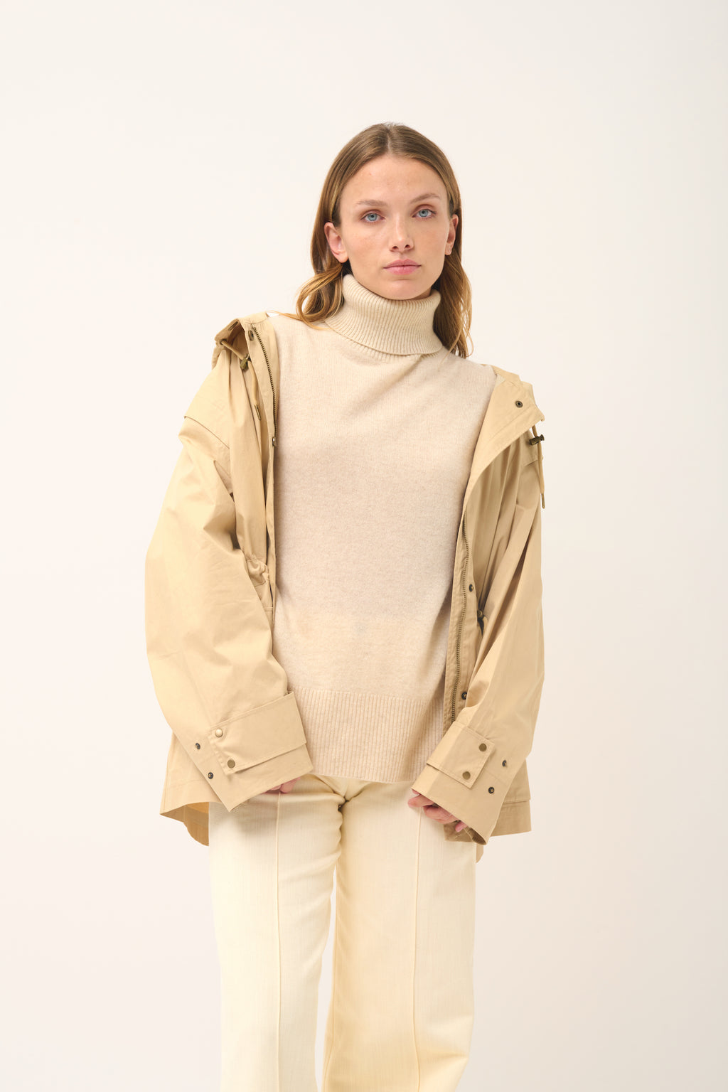 Jersey de cuello alto - Lexie - Avena