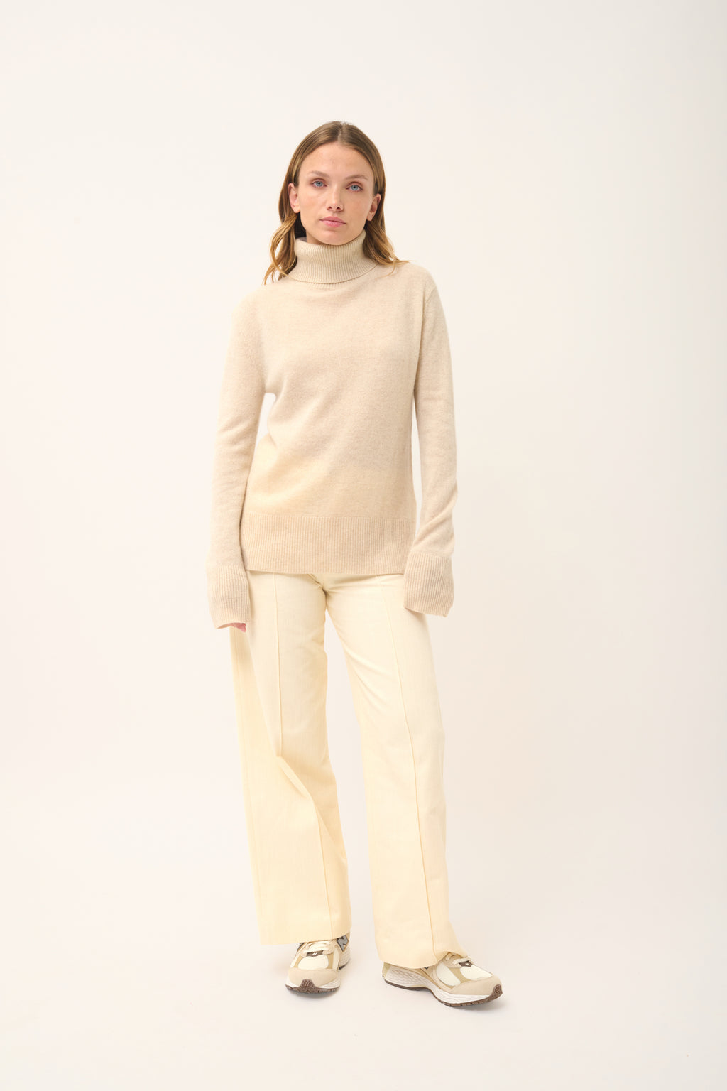 Jersey de cuello alto - Lexie - Avena
