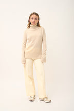 Jersey de cuello alto - Lexie - Avena