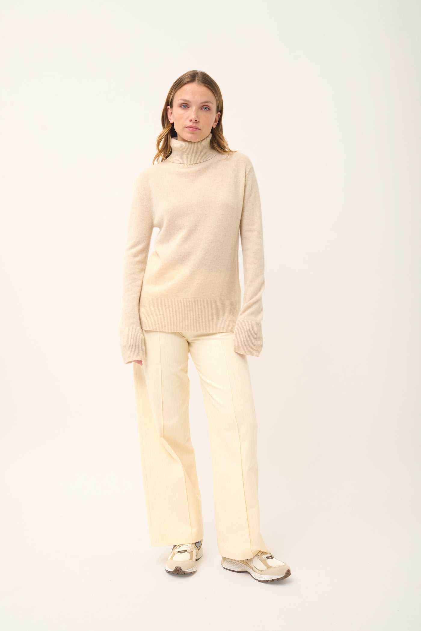 Jersey de cuello alto - Lexie - Avena