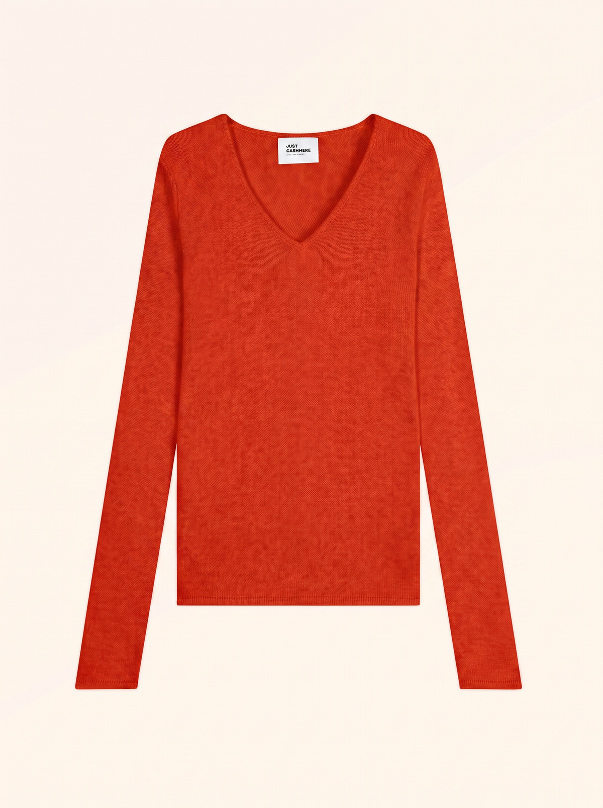 Pull Col V 4Fils Abby - Tomate - Women