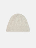 4-Ply Beanie - Cleo - Mottled Beige