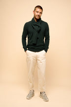 Round Neck Sweater - Noe - Cypress