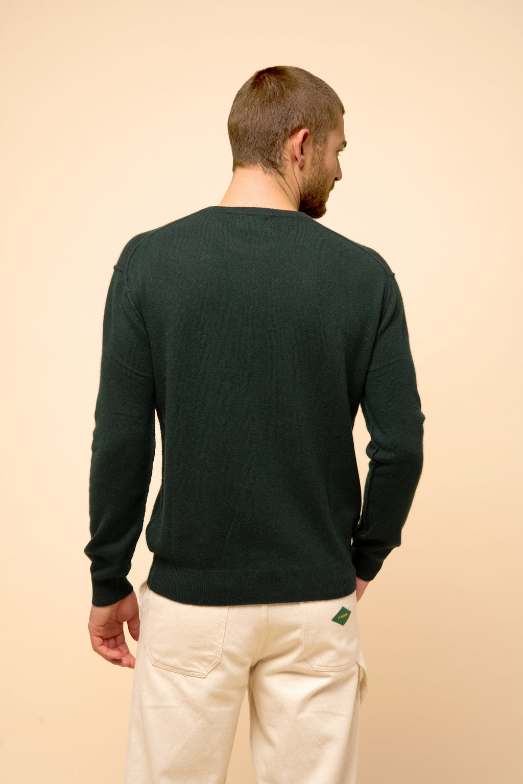Round Neck Sweater - Noe - Cypress
