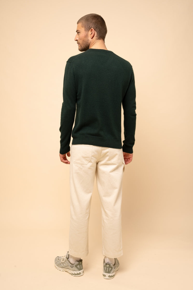 Jersey Cuello Pico - Tom - Ciprés