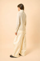 Jersey de cuello alto - Lilly - Gris Perla Jaspeado