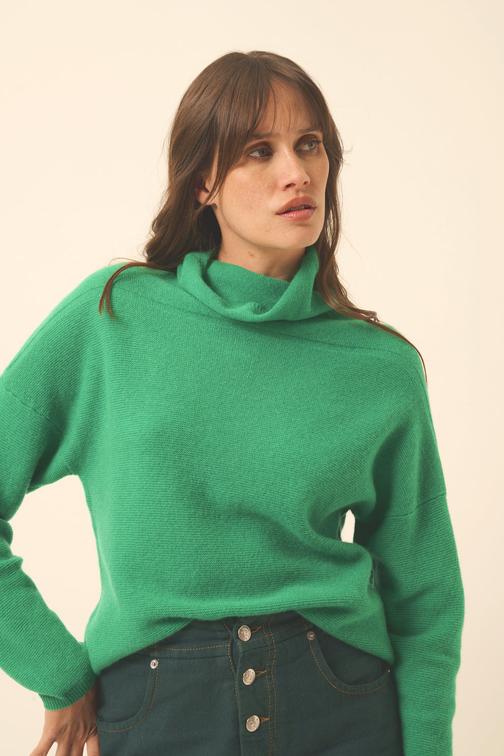 Pull Col Roulé - Blantyre - Menthe