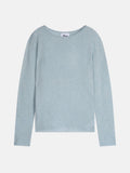 Jersey Cuello Barco - Grace - Azul Claro Jaspeado