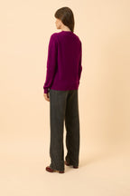 Pull Col V  - Nora - Prune