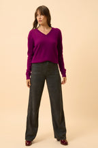 Pull Col V  - Nora - Prune