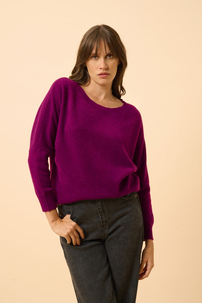 Jersey Murciélago - Rebecca - Ciruela