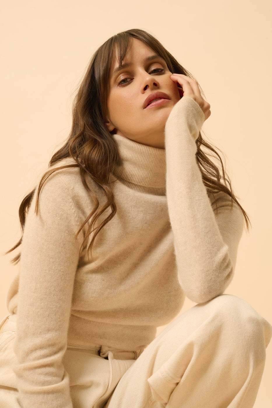 Jersey de cuello vuelto - Ava - Avena